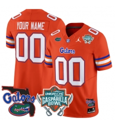 Men Women Youth Florida Gators 2024 Gasparilla Bowl Patch Vapor Limited Custom Jersey All Stitched Orange Men Women Youth Florida Gators 2024 Gasparilla Bowl Patch Vapor Limited Custom Jersey All Stitched Orange