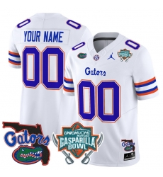 Men Women Youth Florida Gators 2024 Gasparilla Bowl Patch Vapor Limited Custom Jersey All Stitched White Men Women Youth Florida Gators 2024 Gasparilla Bowl Patch Vapor Limited Custom Jersey All Stitched White