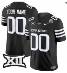 Custom Iowa State Cyclones Jersey Black Custom Iowa State Cyclones Jersey Black
