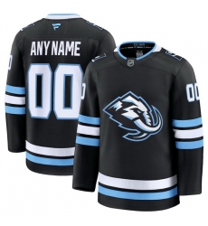 Men Women Youth Utah Mammoth Fanatics Black Home Premium Custom Jersey