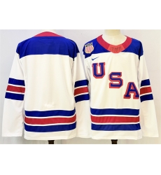 Men USA Blank White 2025 2026 Stitched Jersey Men USA Blank White 2025 2026 Stitched Jersey