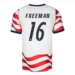 USA 2026 FIFA World Cup Soccer White Jersey Set ( Have Shorts ) Alex Freeman #16