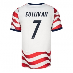 USA 2026 FIFA World Cup Soccer White Jersey Set ( Have Shorts ) Quinn Sullivan #7