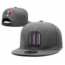 Mexico Baseball Snapback Cap 005