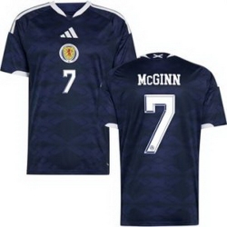 Youth 7 Scotland John McGinn 2026 Home Replica Jersey 1