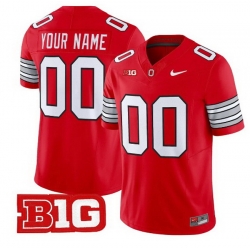 Men Ohio State Buckeyes Active Player Custom Red 2026 F U S E   Tunnel Vision  Vapor Limited Stitched Football Jersey