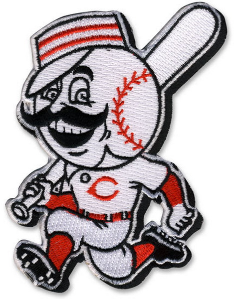 Youth Cincinnati Reds Running Man Patch Biaog